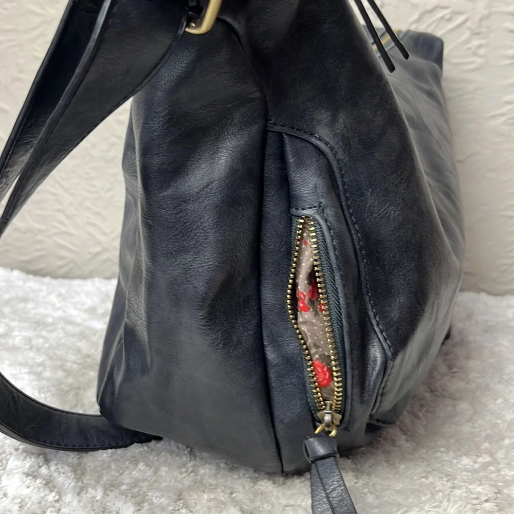 Joy Susan Debbie Vintage Vegan Hobo Crossbody Bag